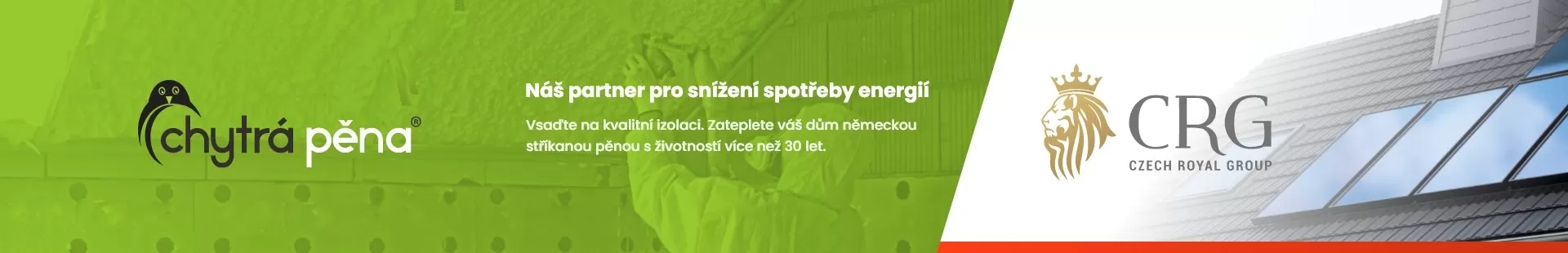 Chytrá pěna - náš partner pro snížení spotřeby energií